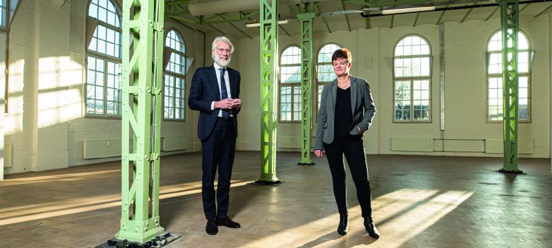 Artistieke foto van Erik Scherder en Lilian Lechner