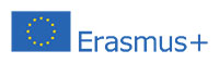 Logo Erasmus+ met Europese vlag